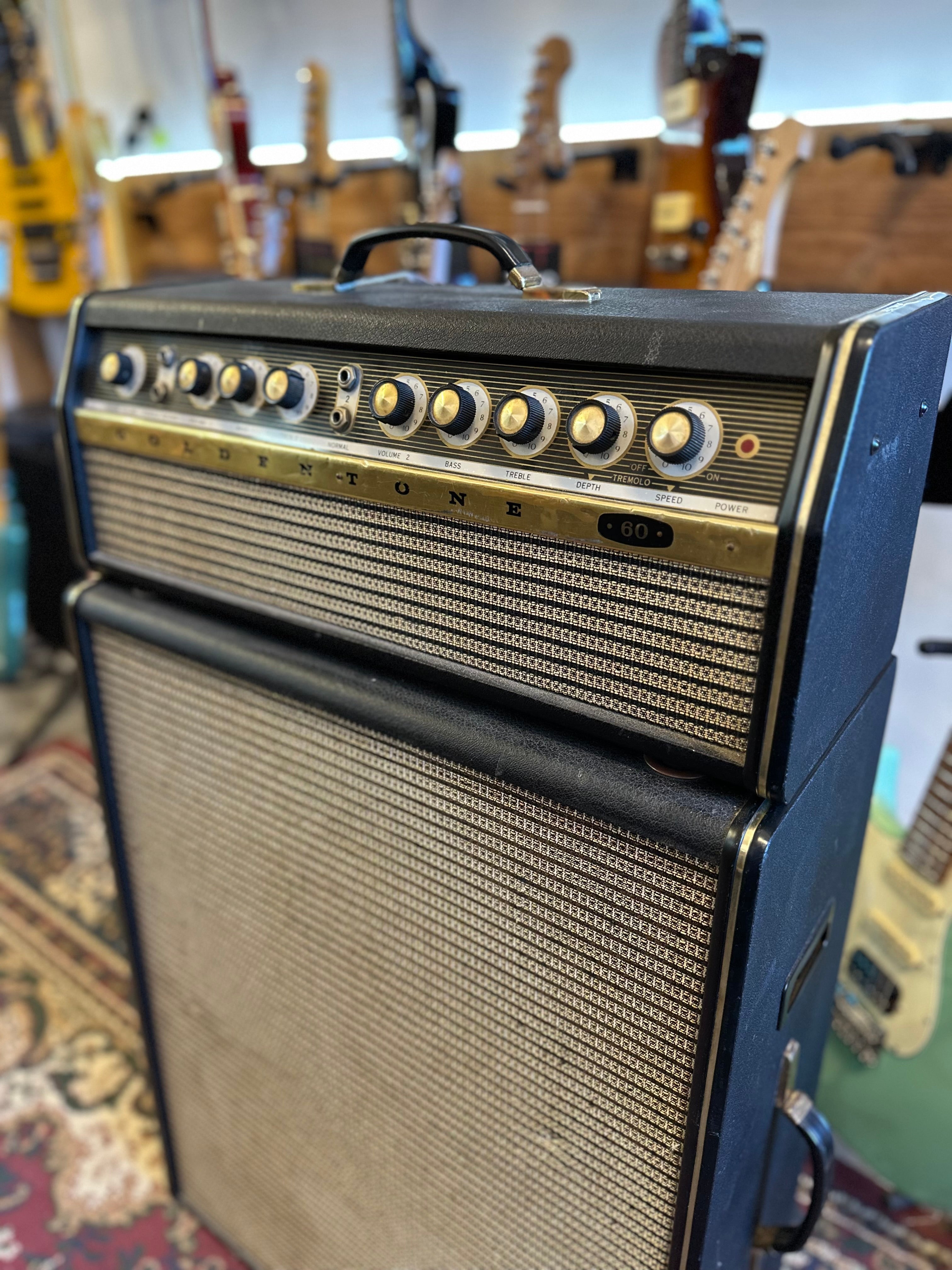 Goldentone | 1744 | Reverbmaster 60 | Piggy Back | Re-Conditioned | 1967 | Vintage Goldentone | 1744 | Reverbmaster 60 | Piggy Back | Re-Conditioned | 1967 | Vintage